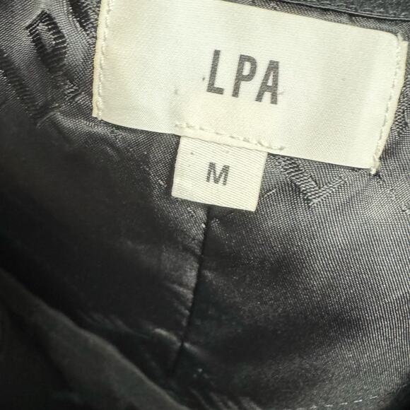 LPA Black Sweetheart Neckline Jumpsuit Elegant Preppy Black Women's M - Picture 9 of 12